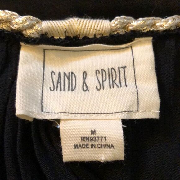 Sand & Spirit Dress Gold Braid Asymmetrica… - Picture 8 of 10